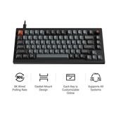 Keychron V1 8K QMK Wired Custom Mechanical Keyboard