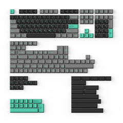 Cherry Profile Double-Shot PBT Full Set Keycaps - Hacker Mint
