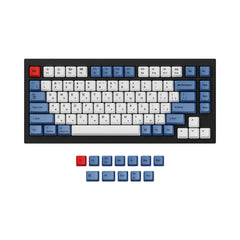 ISO & ANSI Q1 & Q1 Pro & Q2 & Q2 Pro & V1 & V2 & K2 & K2 Pro OEM Dye-Sub PBT Keycap Set - Blue
