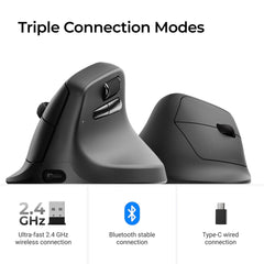 Keychron M5 Wireless Ergonomic Mouse