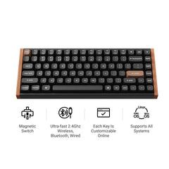 Keychron K2 HE Wireless Magnetic Switch Custom Keyboard