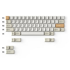 Cherry Profile Double-Shot PBT Full Set Keycaps - Camel
