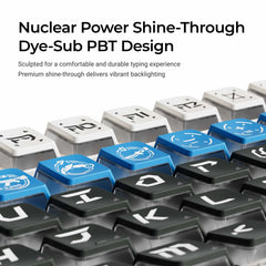 Arsenal - Nuclear Power Shine-through Dye-Sub PBT Full Keycap Set