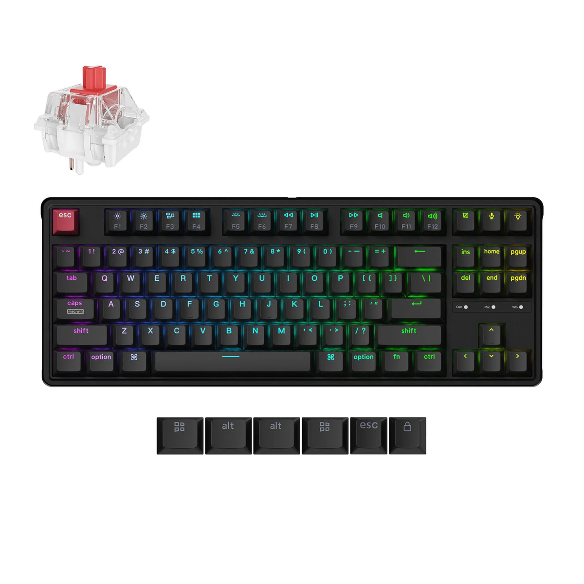 Keychron C3 Pro 8K QMK Wired Custom Mechanical Keyboard
