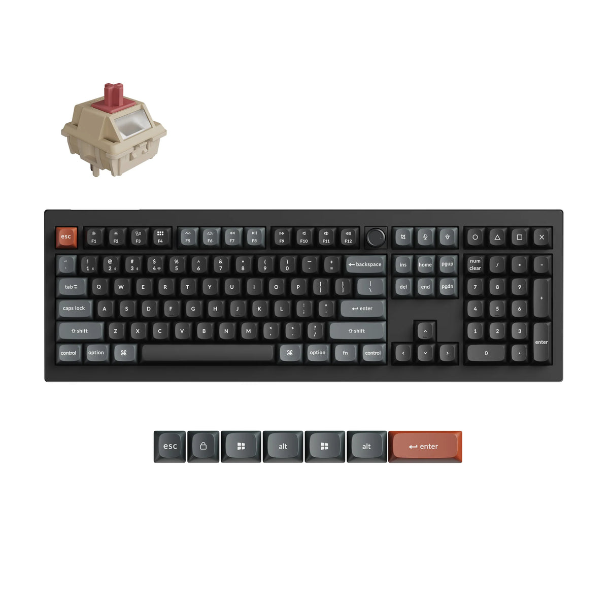 Keychron V6 Ultra 8K Wireless Custom Mechanical Keyboard