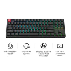 Keychron K8 QMK Wireless Mechanical Keyboard (Version 2)