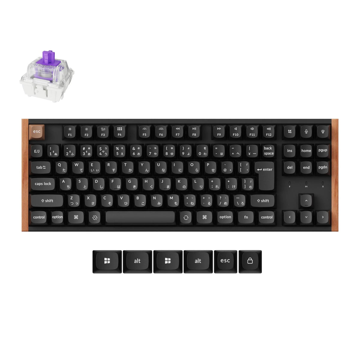 Keychron K8 HE Wireless Magnetic Switch Custom Keyboard (Japan JIS Layout)