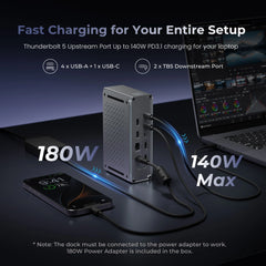 Keychron Thunderbolt 5 Dock (14-in-1)