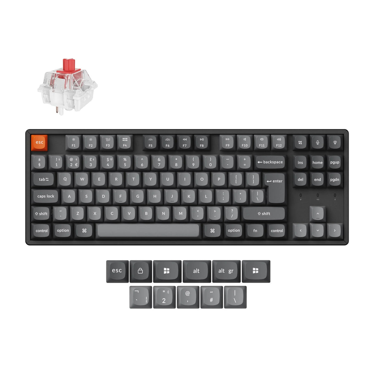 Keychron K8 Max QMK Wireless Mechanical Keyboard ISO Layout Collection