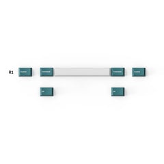 Cherry Profile Double-Shot PBT Full Set Keycaps - White Mint