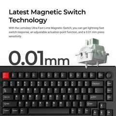 Lemokey L5 HE Magnetic Switch Custom Gaming Keyboard