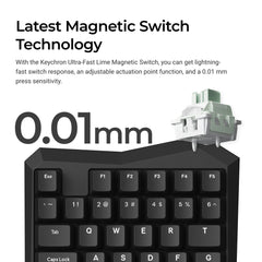 Keychron C0 HE One Handed Magnetic Switch Gaming Keyboard