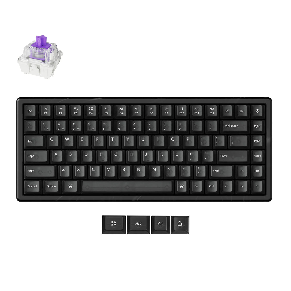 Keychron K2 HE Wireless Magnetic Switch Custom Keyboard - Resin Edition