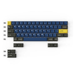Cherry Profile Double-Shot PBT Full Set Keycaps - Royal