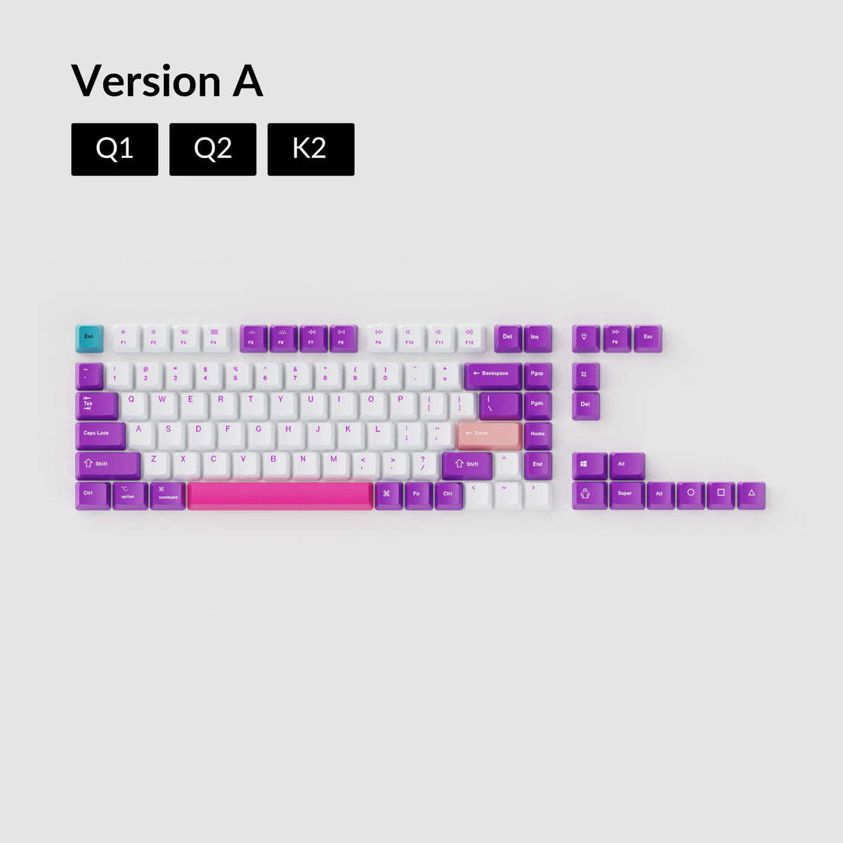 OEM Dye-Sub PBT Keycap Set - Unicorn