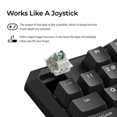 Keychron C0 HE One Handed Magnetic Switch Gaming Keyboard
